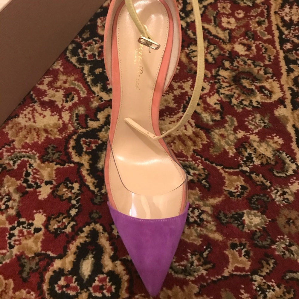 Gianvito Rossi color block eur sz 40 amer 9.5 NWB